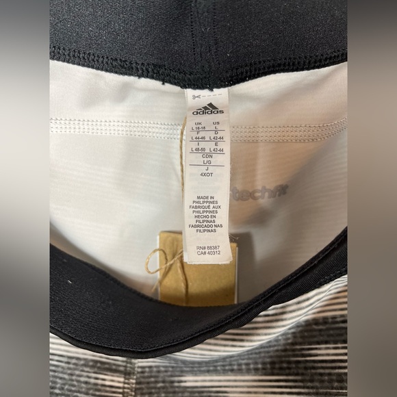 NWT Adidas Techfit Climalite Jogging Workout Capri Leggings | Size: Large - Picture 4 of 7